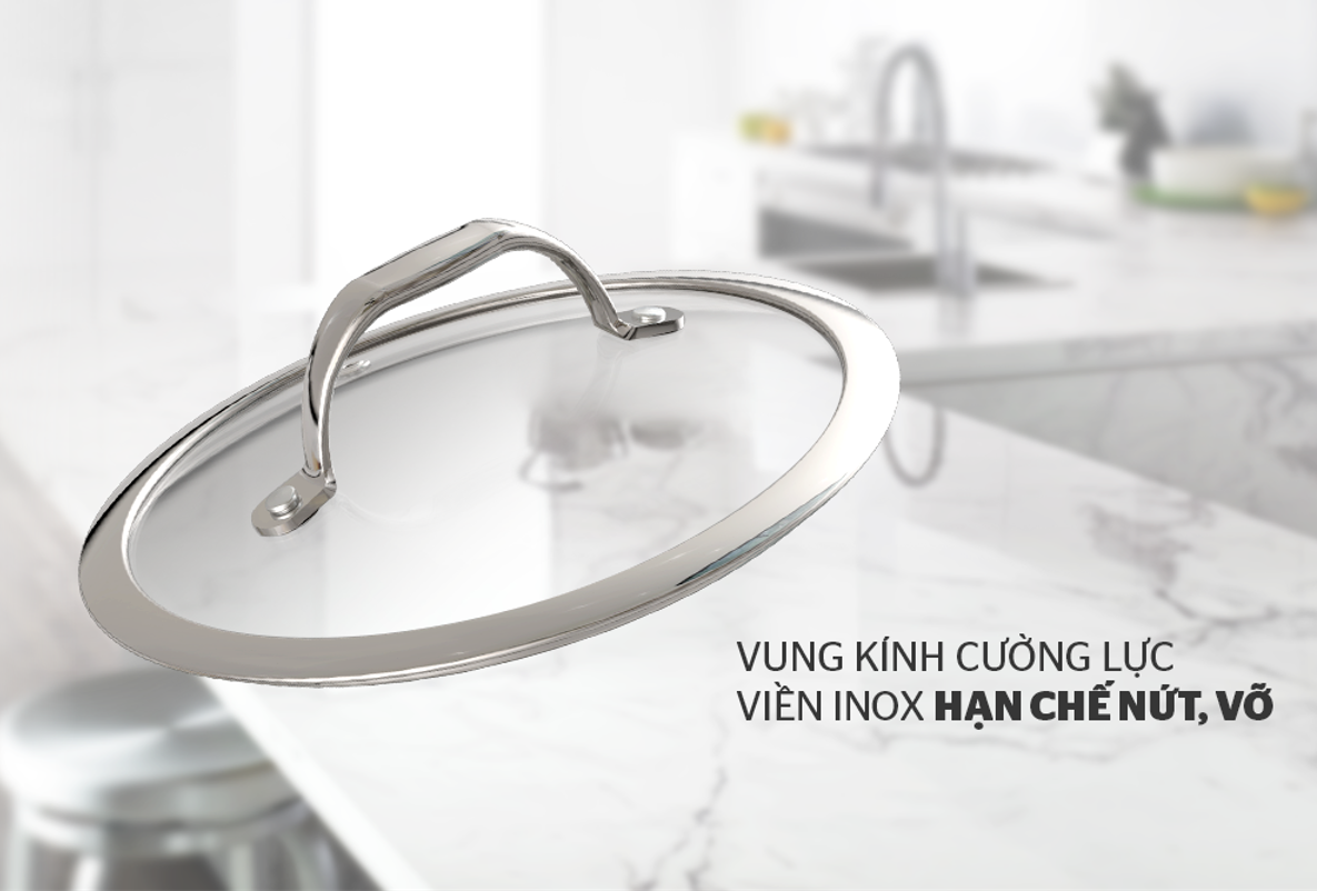 BỘ NỒI CHẢO INOX ĐA LỚP SHG700