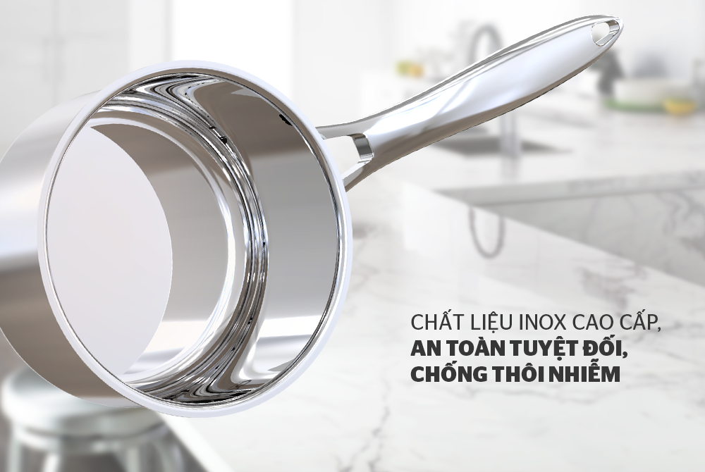 BỘ NỒI CHẢO INOX ĐA LỚP SHG700